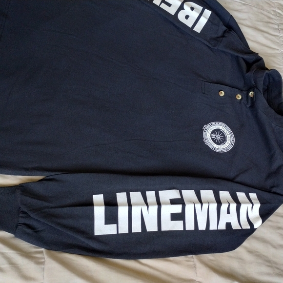 International Brotherhood of Electrical Workers ⚡ Long Sleeve LARGE Shirt NWOT - Picture 6 of 8